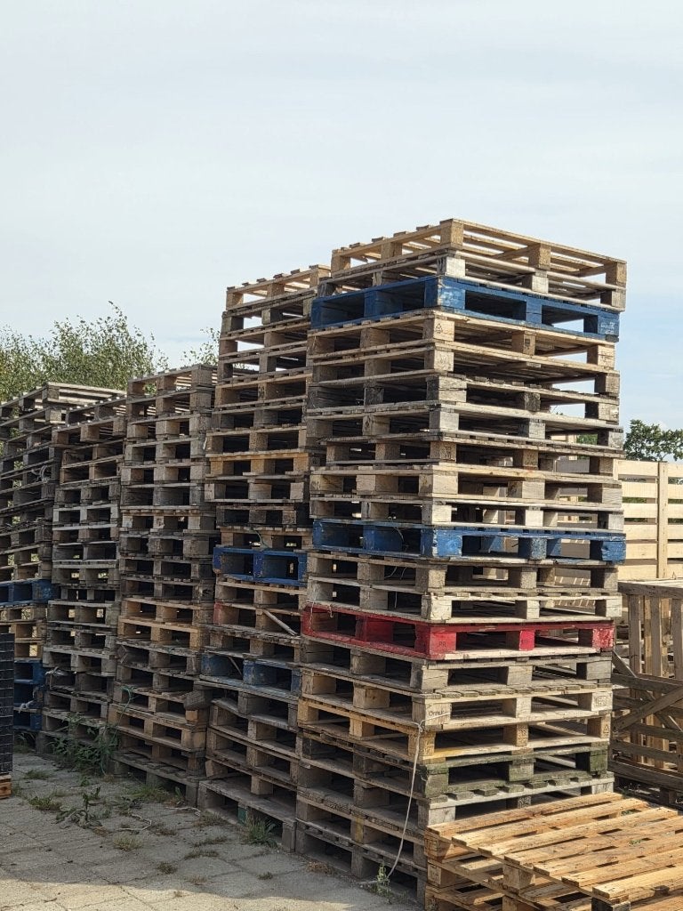 Blokpallets  120x100cm, Ophalen, Minder dan 25 mm, Zo goed als nieuw, Pallet