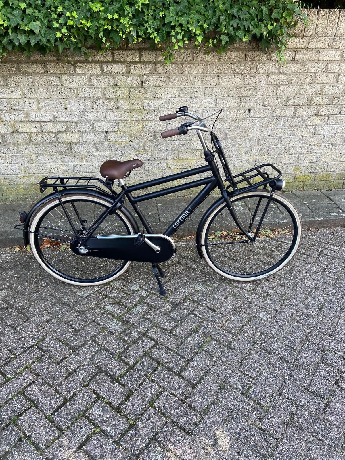 Herenfiets Cortina U4 Transporter, Fietsen en Brommers, Fietsen | Heren | Herenfietsen, Terugtraprem, Gebruikt, Versnellingen