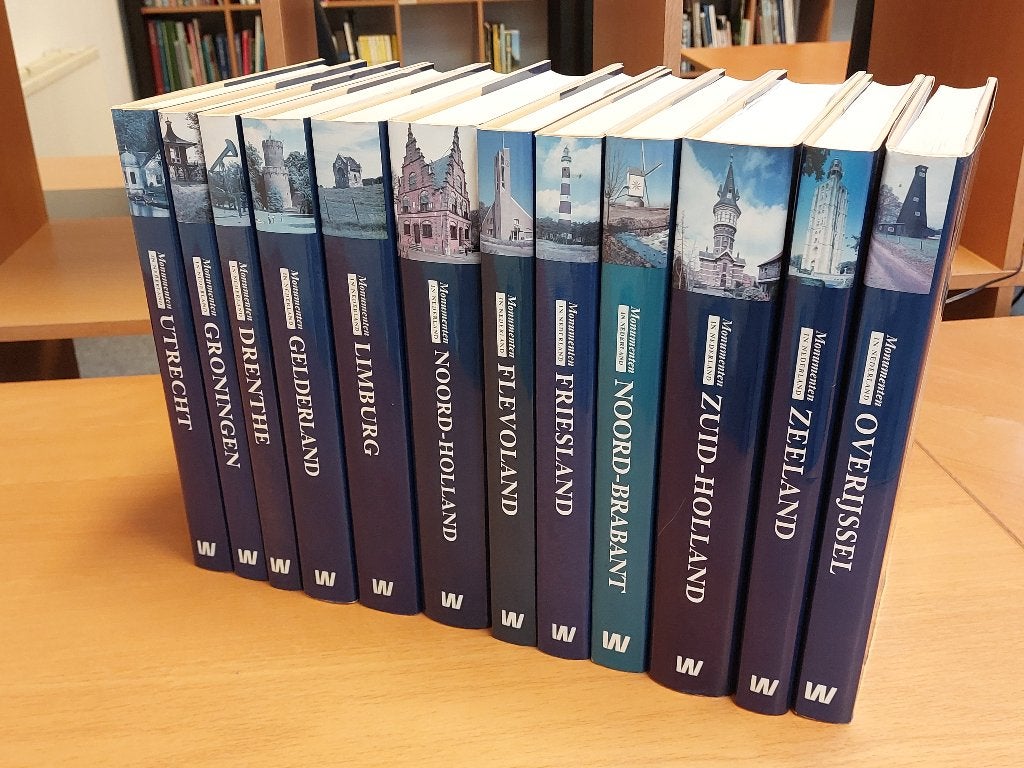 Monumenten in Nederland compleet alle provincies 12 delen, Zo goed als nieuw, Meerdere auteurs, Ophalen, 20e eeuw of later