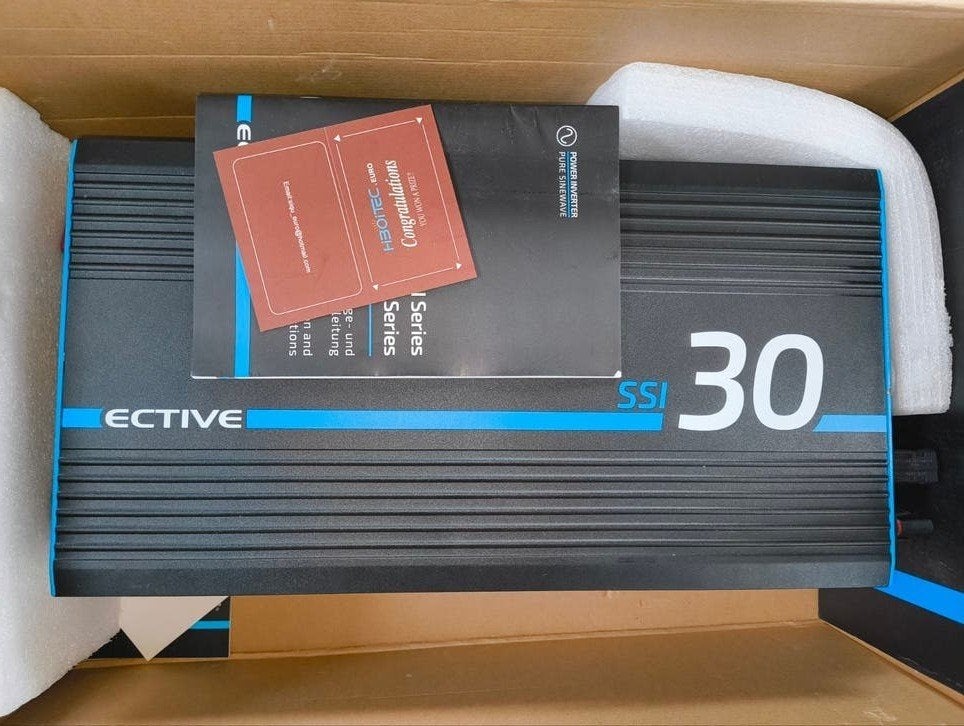 ongebruikt: Ective SSI30 omvormer 3000W pure sinewave, Ophalen of Verzenden, Zo goed als nieuw