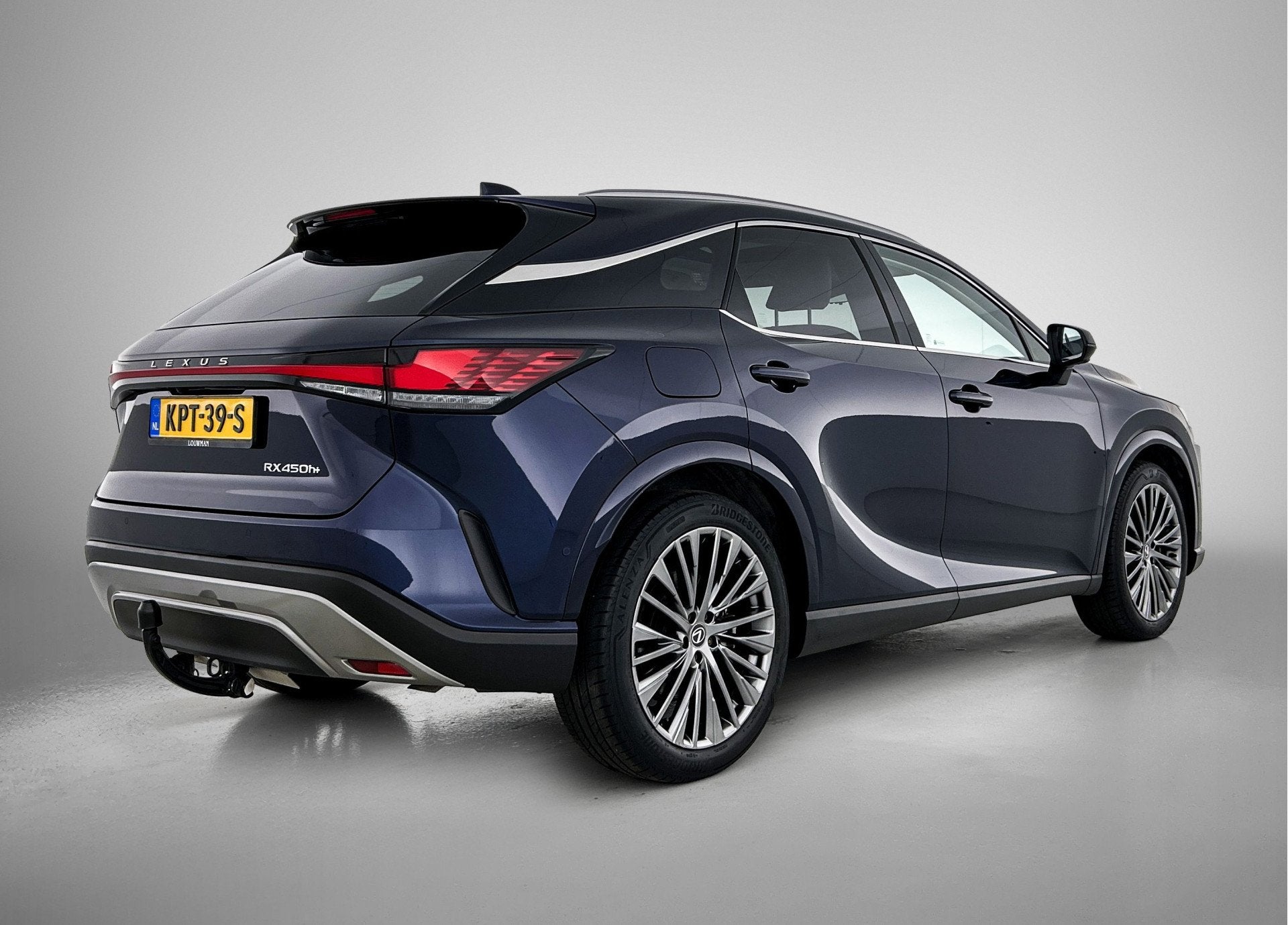 Lexus RX 450h+ Plug-in Hybrid President Line | Panoramisch S, Auto's, Automaat, Gebruikt, 4 cilinders, Blauw