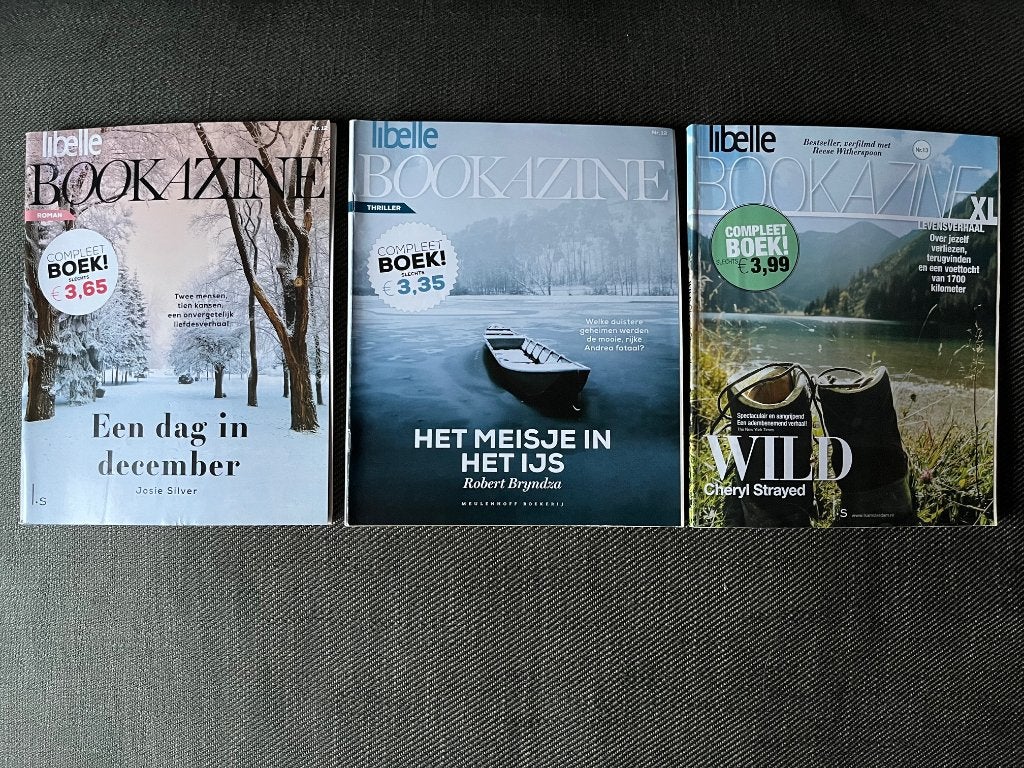 Bookazine's 8 titels. (Roman/Thriller/Biografie) 3 > €6.-, Ophalen of Verzenden, Zo goed als nieuw