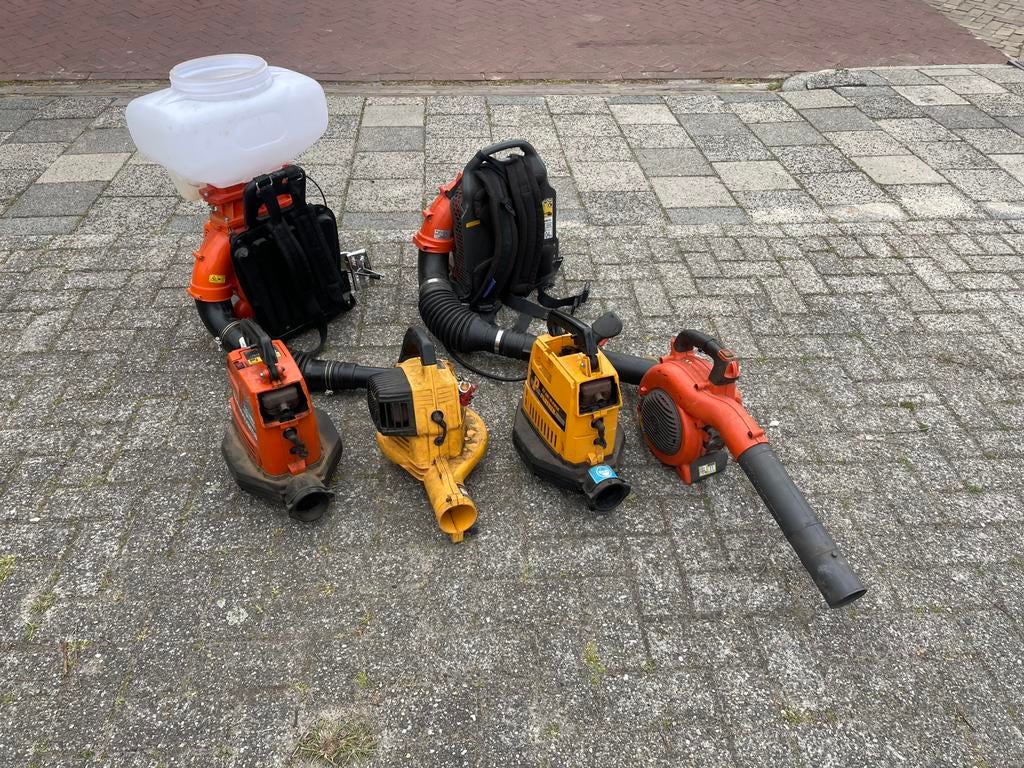 Partij Tuingereedschap / Tuinmachines, Tuin en Terras, Ophalen of Verzenden, Gebruikt, Benzine, Handgedragen