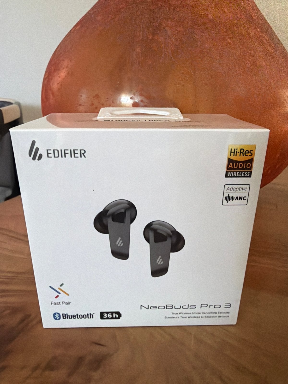 Edifier NeoBuds Pro 3 Draadloze Oordopjes met ANC, In-ear, Bluetooth, Nieuw, Zwart