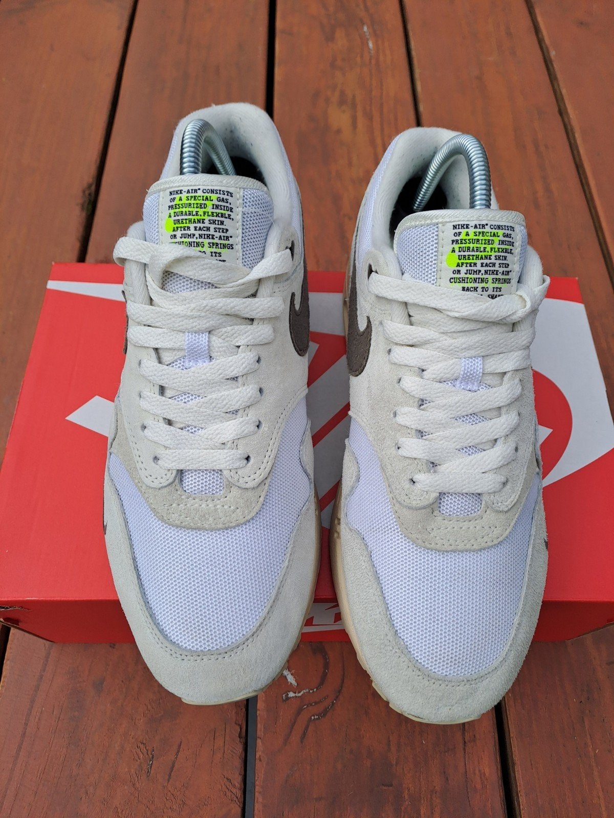 Nike Air Max 1 Sail Ironstone, Kleding | Heren, Overige kleuren, Nike, Ophalen of Verzenden, Sneakers of Gympen