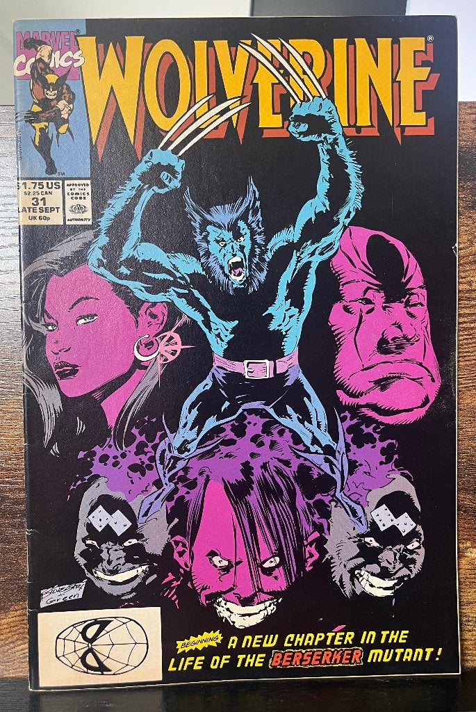 Wolverine (1988) #31 (Marvel Comics), Amerika, Ophalen of Verzenden, Gelezen, Eén comic