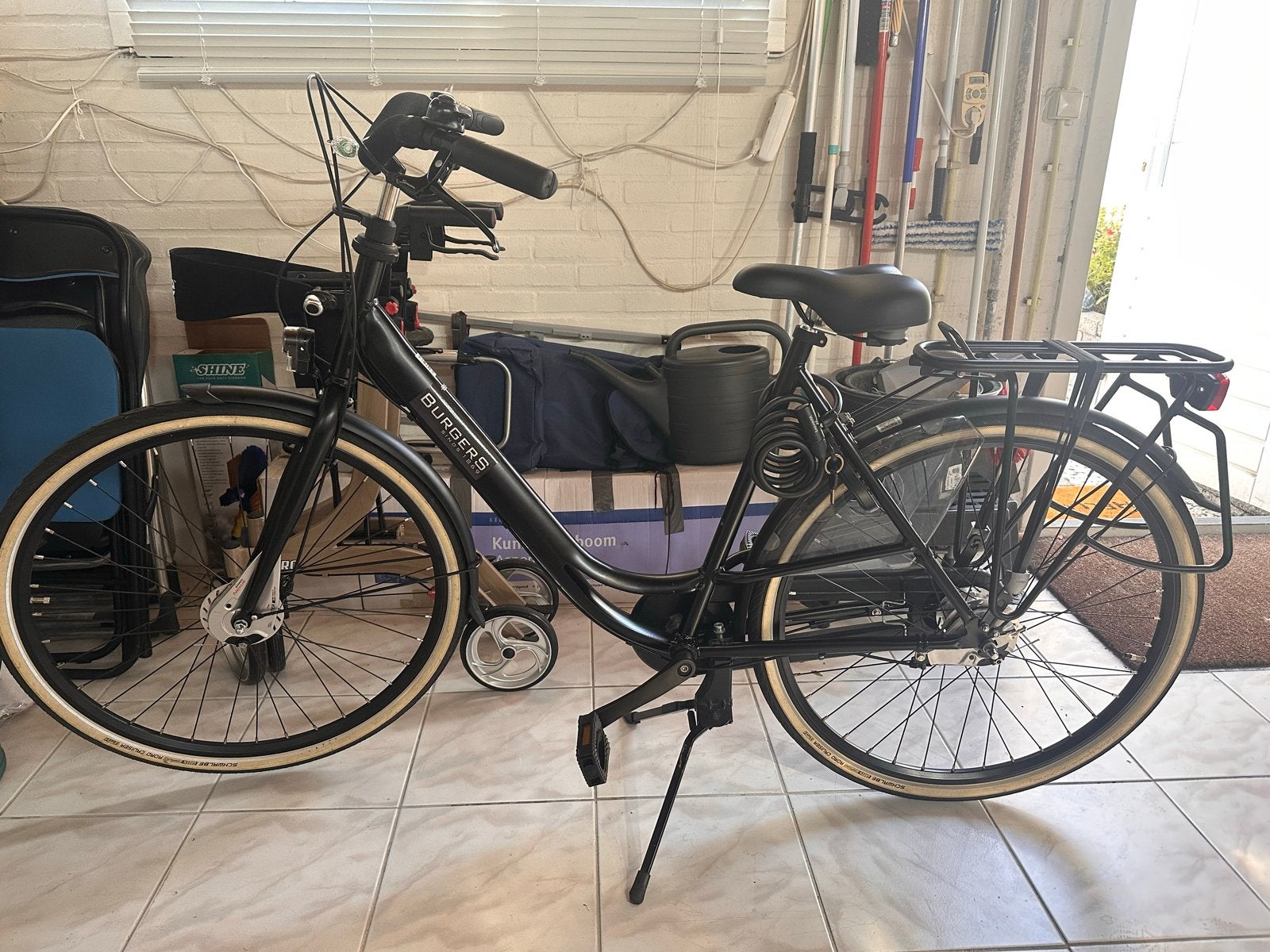 Burgers mamafiets zo goed als NIEUW!, Fietsen en Brommers, Fietsen | Dames | Damesfietsen, Gebruikt, Velgrem, Versnellingen, 50 tot 53 cm