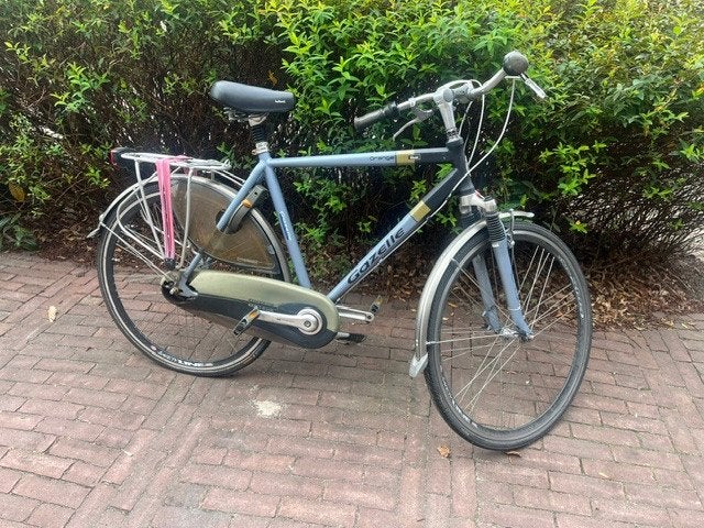 Gazelle Orange herenfiets met zeven versnellingen, Fietsen en Brommers, Ophalen, Gebruikt, Velgrem, Versnellingen
