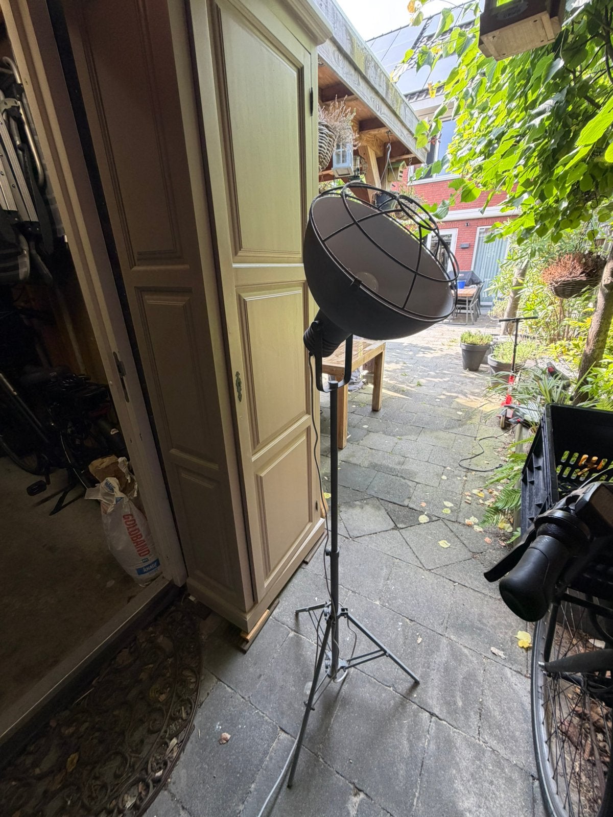 Staande lamp, Huis en Inrichting, Ophalen of Verzenden, Zo goed als nieuw, Metaal, 75 cm of meer