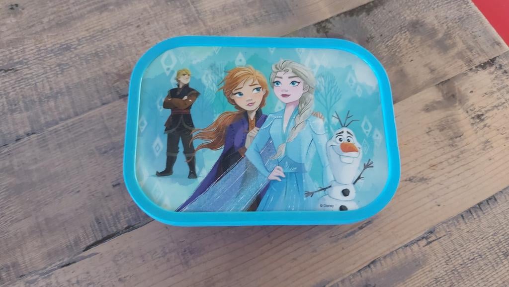 Frozen set, broodtrommel en beker., Diversen, Schoolbenodigdheden, Ophalen of Verzenden, Gebruikt