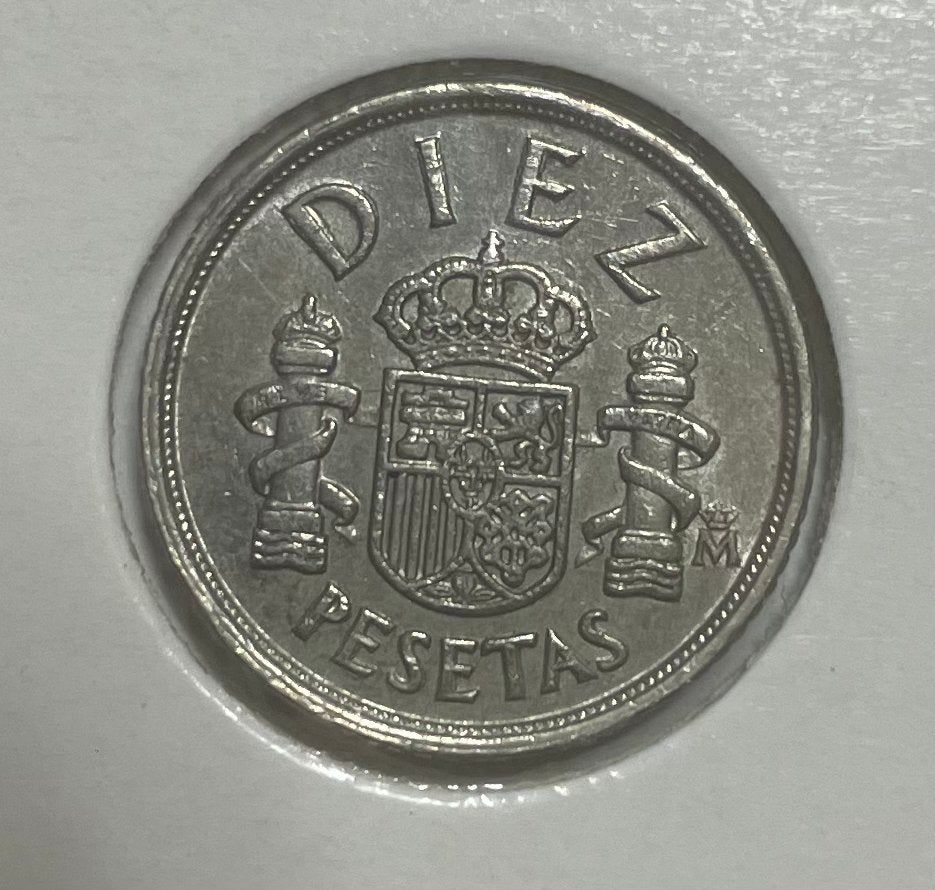 10 pesetas Spanje 1983, Ophalen of Verzenden