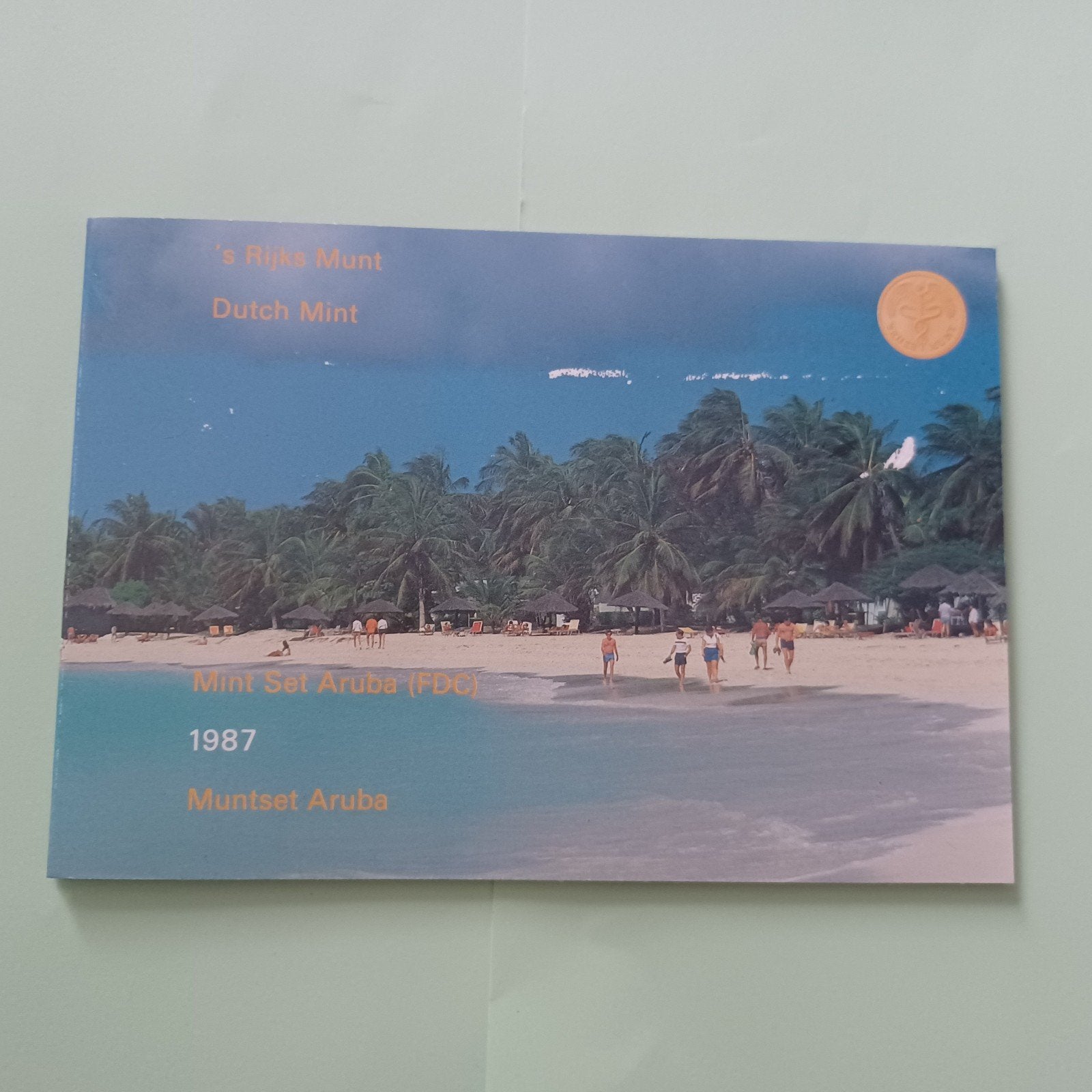 muntset Aruba compleet 1987 fdc, Ophalen of Verzenden