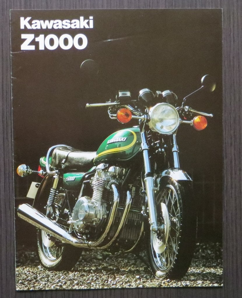 Folder Kawasaki Z1000-A2 - 1978 - 8 blz (Nederlands), Verzenden, Kawasaki