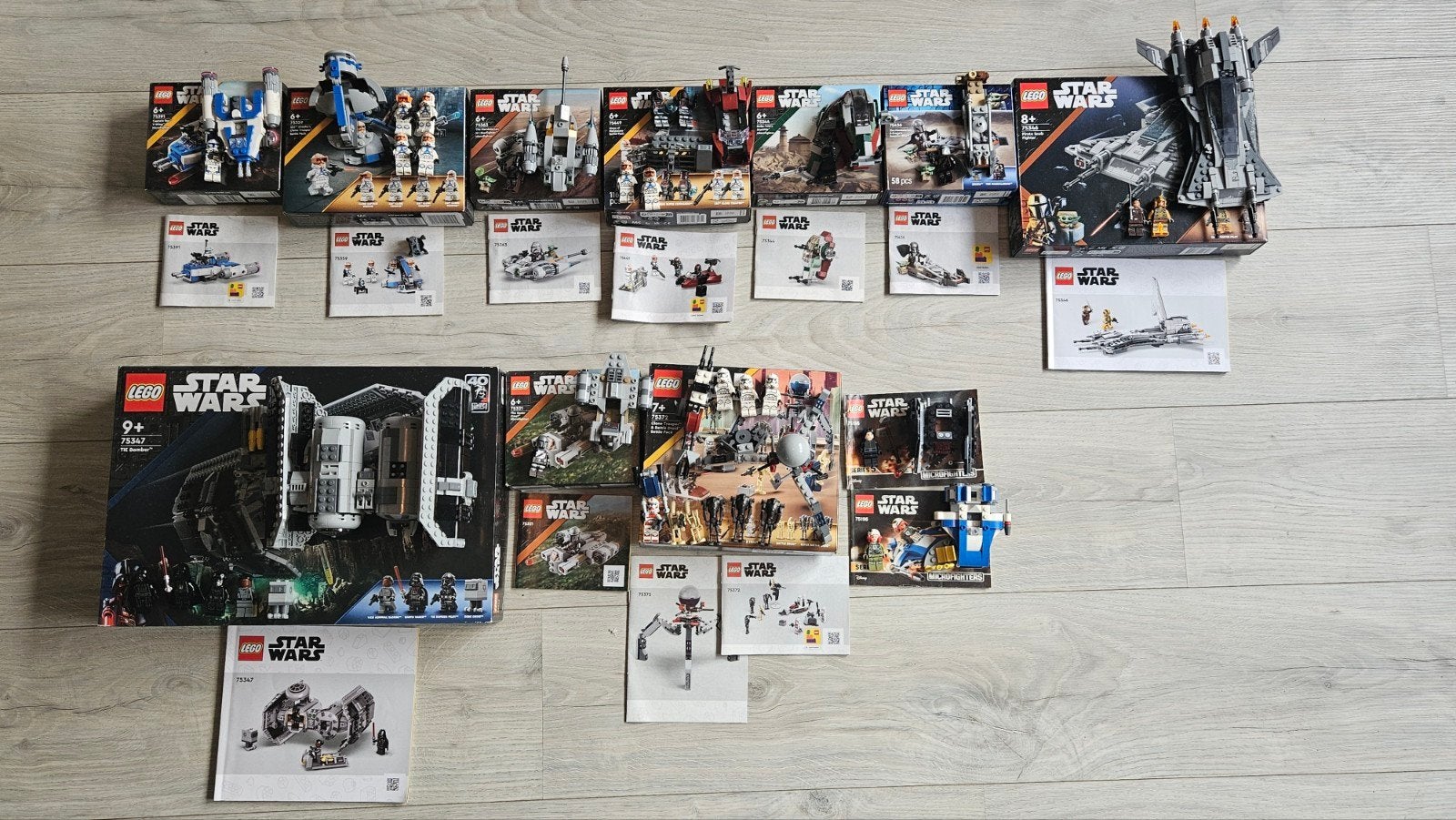 lego star wars met handleidingen en minifiguren, Star Wars, Lego, Nieuw, Ophalen of Verzenden