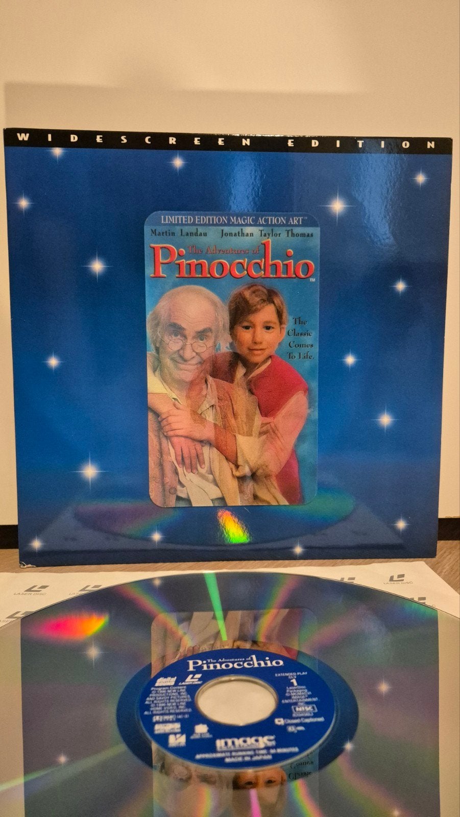 The adventures of Pinocchio Ac3 Laserdisc, LP, Film en Theater, Ophalen of Verzenden, Zo goed als nieuw