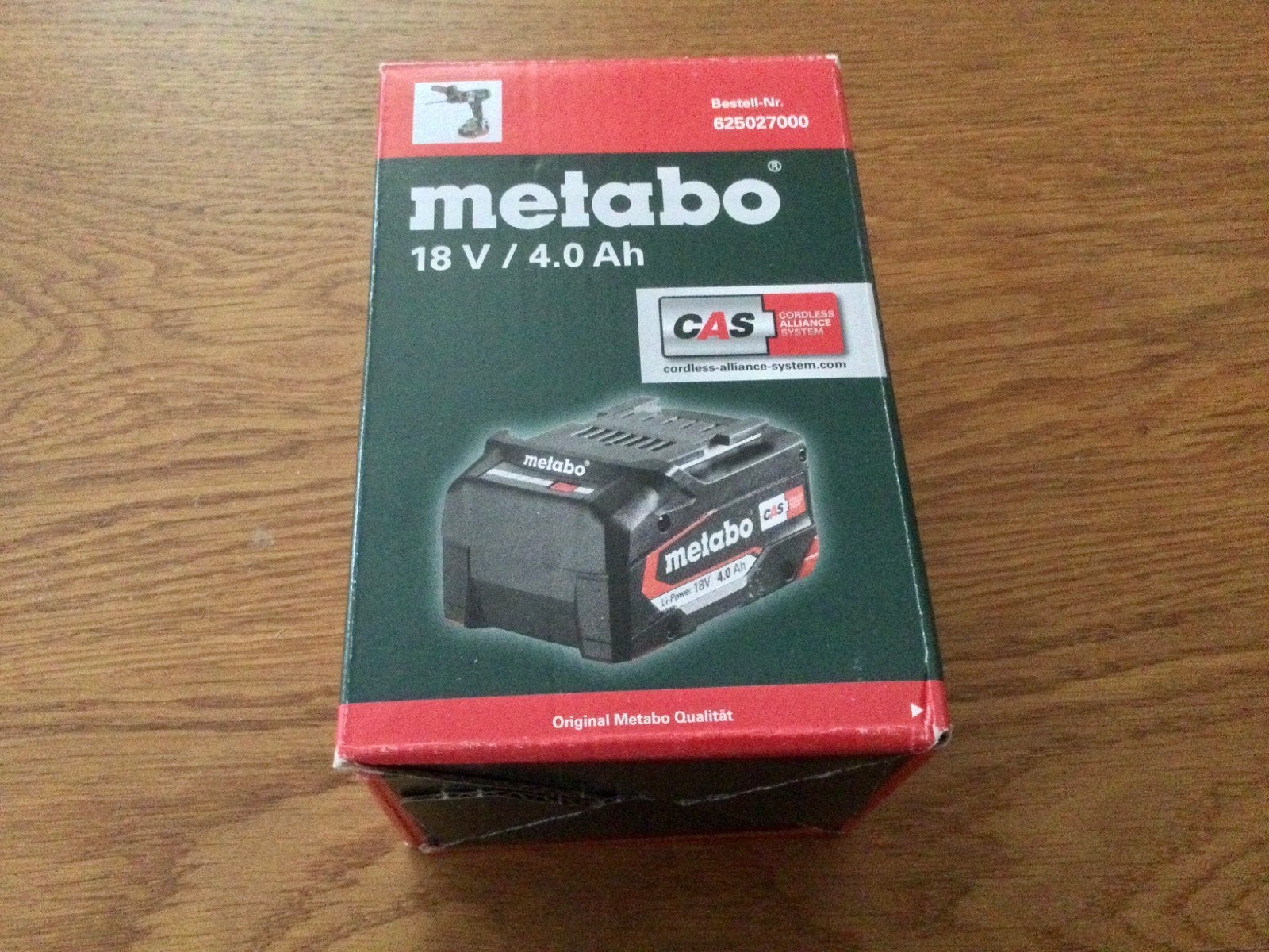 Metabo 18V 4.0 Ah Li-Power Accu-pack (Nieuw in doos), Ophalen, Nieuw, Overige typen