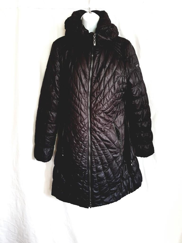 Stoere zwarte winterjas. Mt M Merk Taifun, Kleding | Dames, Jassen | Winter, Maat 38/40 (M), ., Zwart, Ophalen of Verzenden