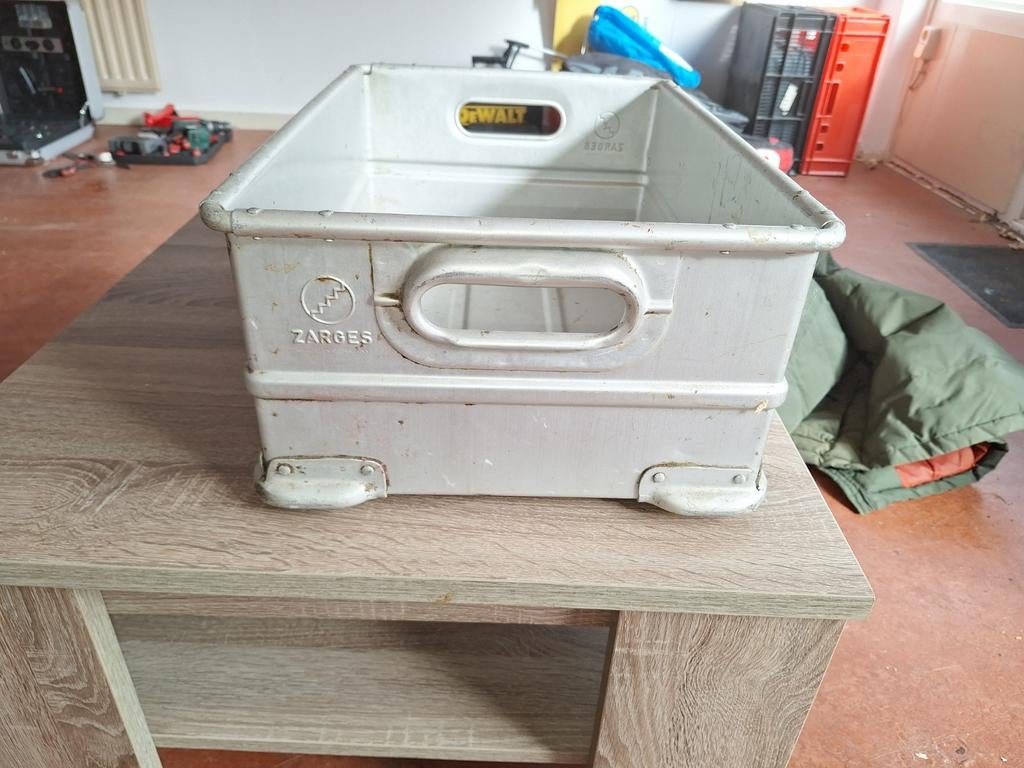 Zarges aluminium bak - Stevige opbergkist, Gebruikt, 40 tot 60 cm, 50 tot 75 cm, Ophalen of Verzenden