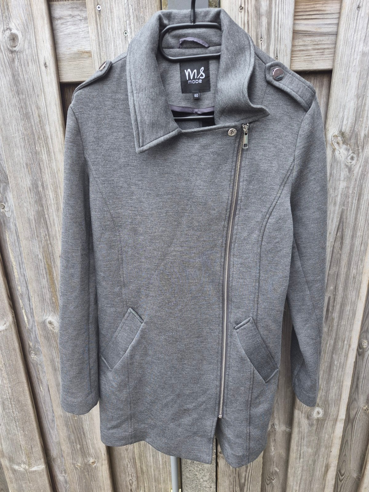 MS Mode grijs vest/jasje maat 40, Maat 38/40 (M), Ophalen of Verzenden, Zo goed als nieuw, MS Mode