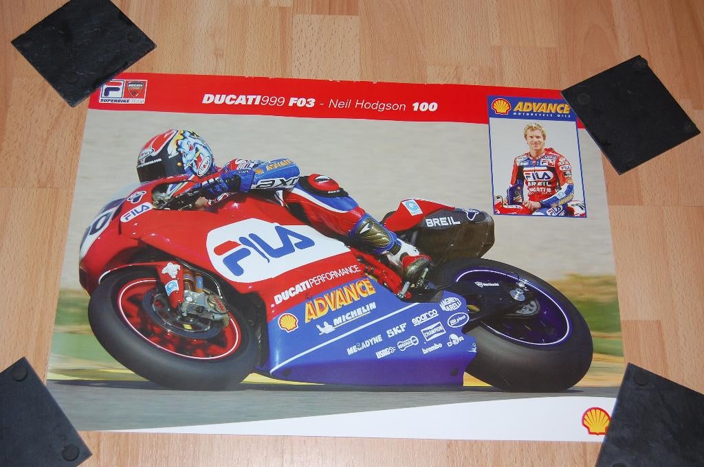 Ducati 999 FO3 Neil Hodgon 100, Ophalen of Verzenden, Ducati