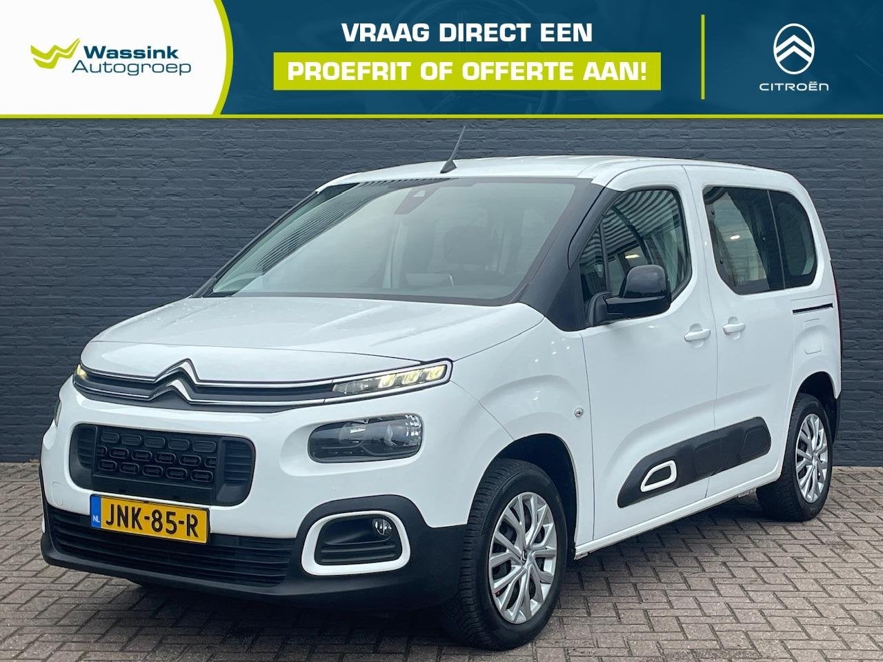 Citroën Berlingo 1.2 PureTech 130pk AUTOMAAT Feel uitvoerin, Auto's, Citroën, Automaat, 15 km/l, Gebruikt, 1199 cc