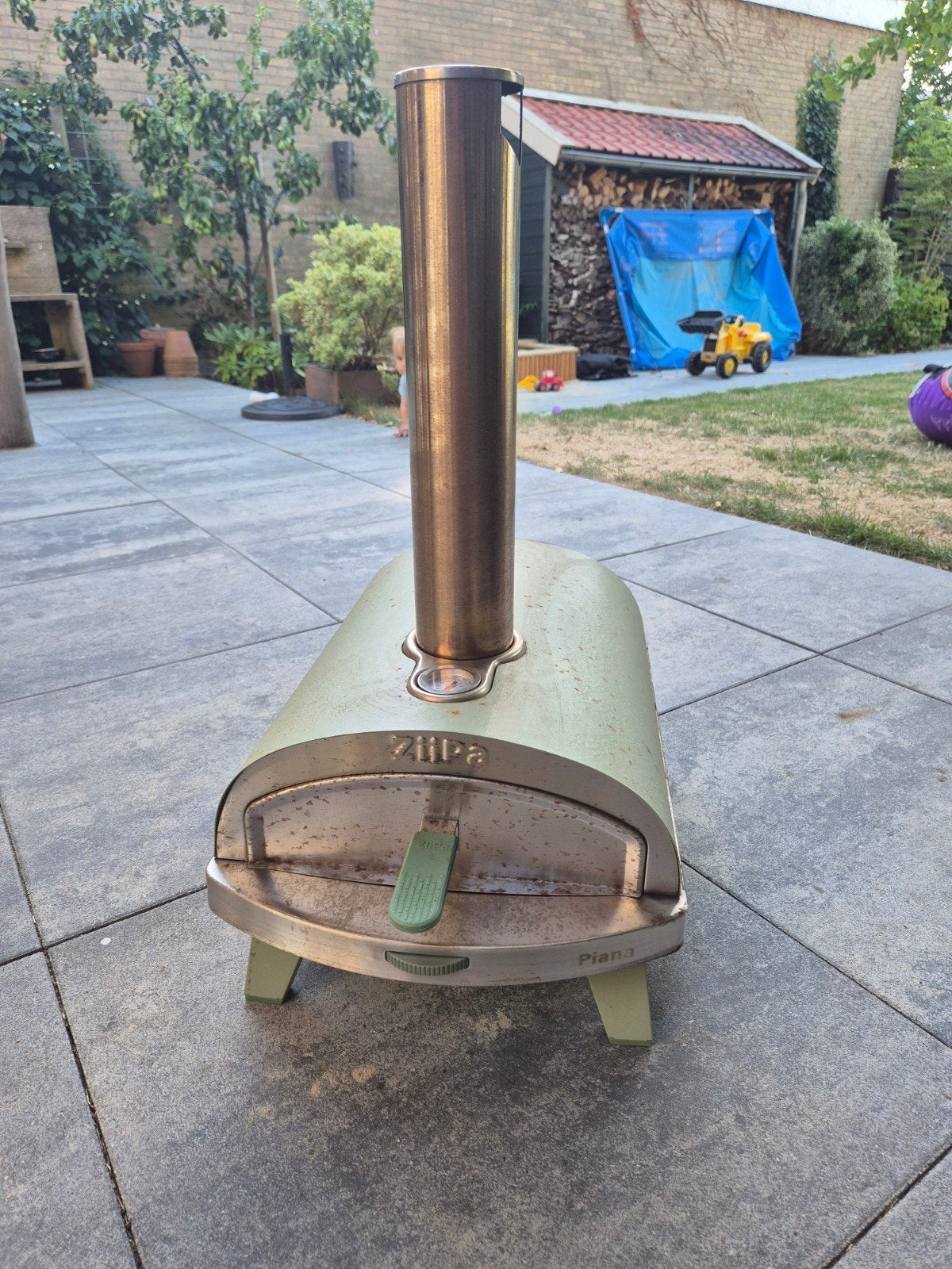 ZiiPa pizzaoven - werkt perfect, lichte roest, Tuin en Terras, Pizzaovens, Ophalen, Gebruikt, ZiiPa