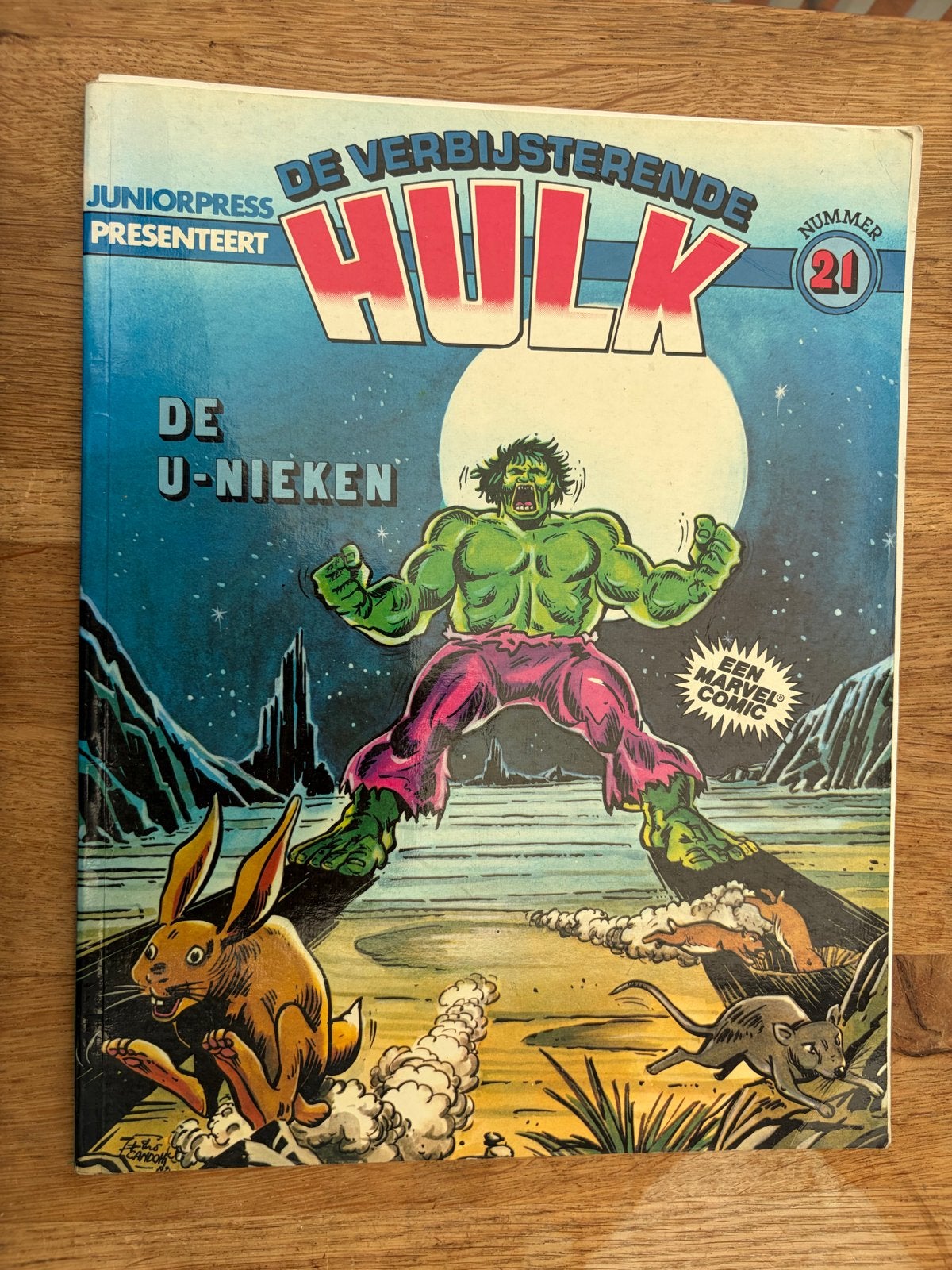 Hulk stripboek, Eén comic, Ophalen of Verzenden, Gelezen, Europa
