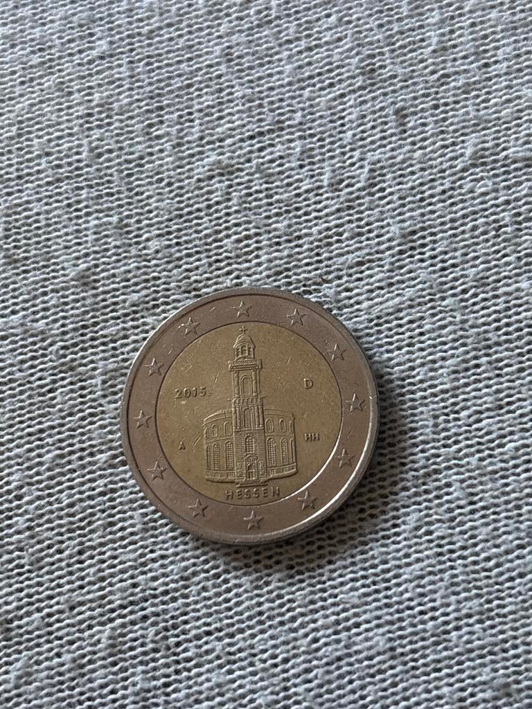 2 Euro Herdenkingsmunt Duitsland 2015 Hessen, Postzegels en Munten, Munten | Europa | Euromunten, Ophalen of Verzenden, Duitsland