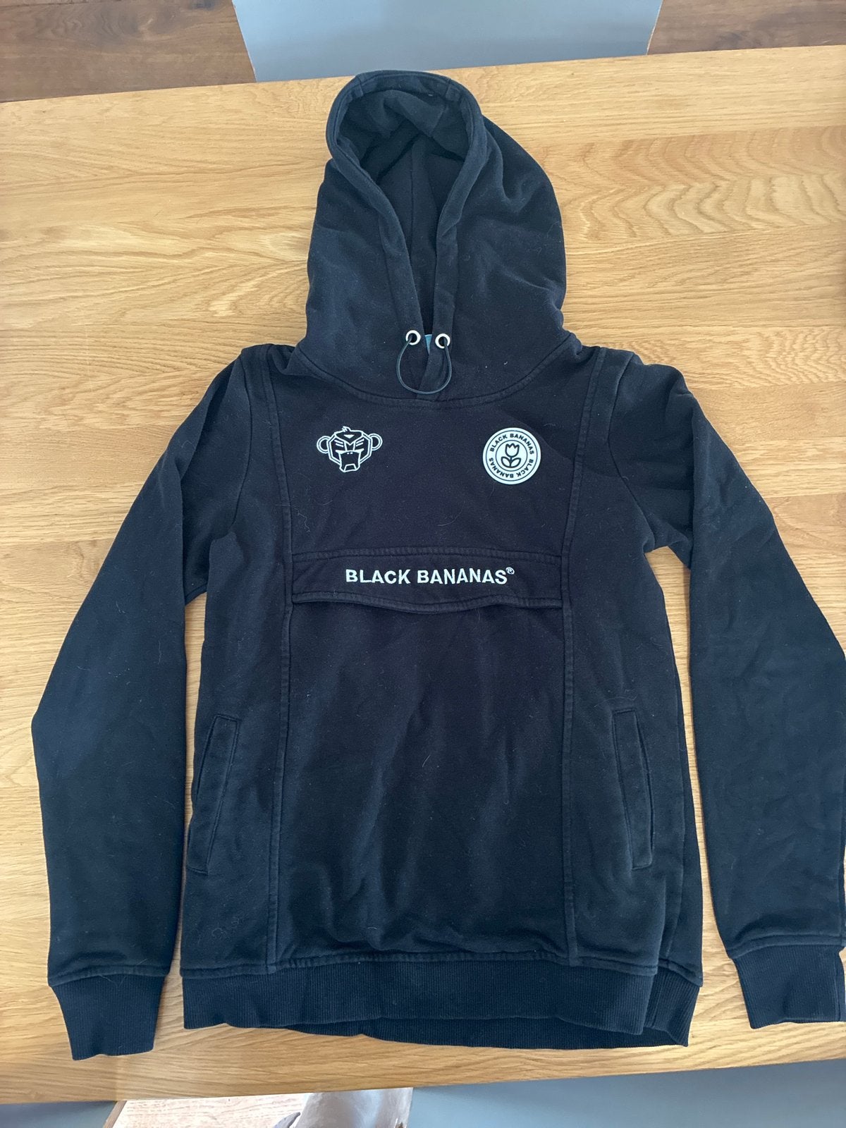 Black Bananas Hoodie Zwart Maat 164, Ophalen of Verzenden, Zo goed als nieuw, Jongen, Trui of Vest
