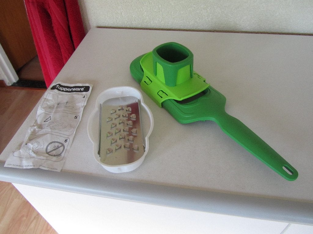 Rasp groen Tupperware, Huis en Inrichting, Keuken | Tupperware, Ophalen of Verzenden, Zo goed als nieuw, Groen, Overige typen
