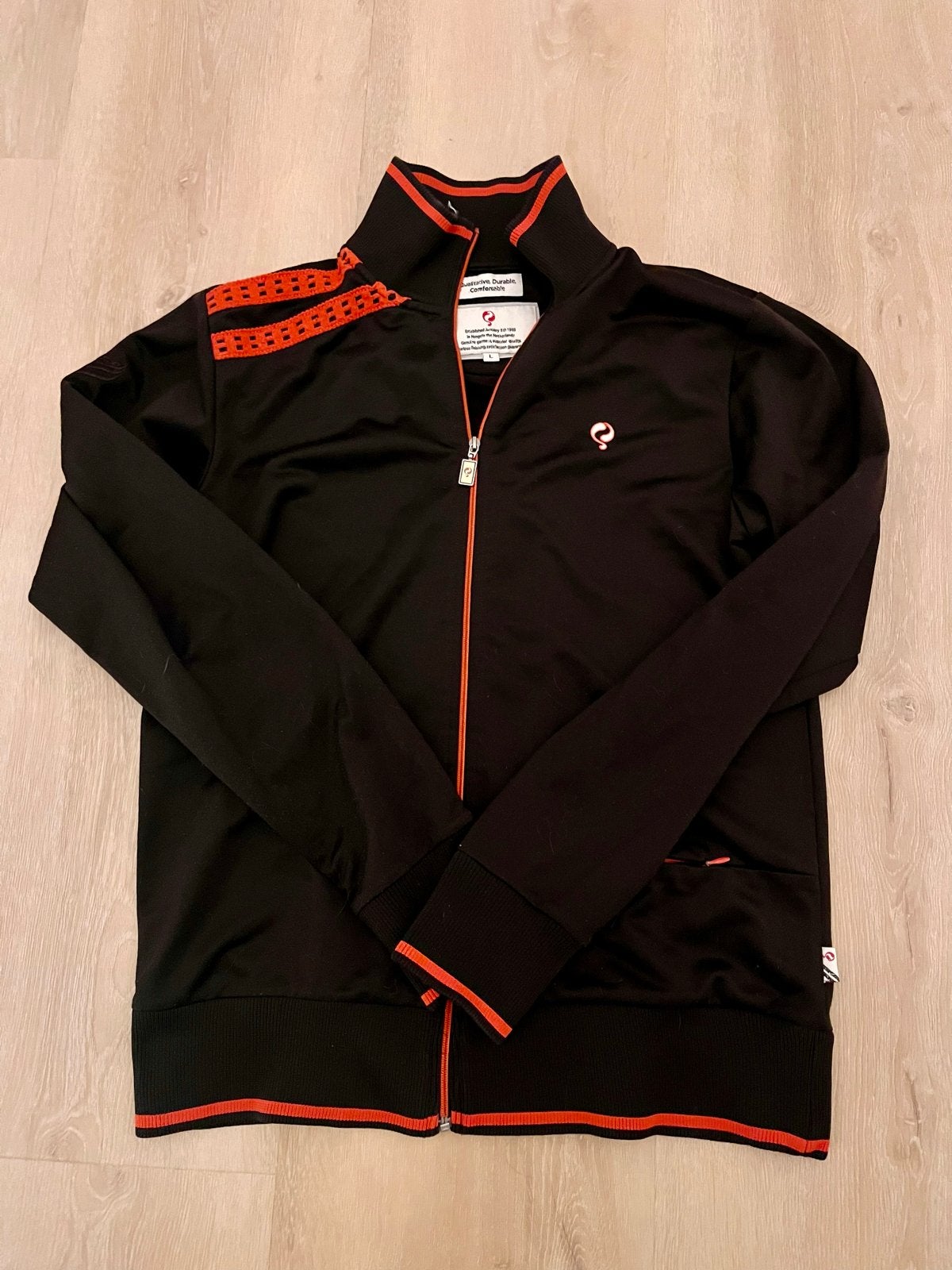 Retro Be Quick trainingsjasje maat L, Kleding | Heren, Sportkleding, Maat 52/54 (L), Zwart, Ophalen of Verzenden, Gedragen
