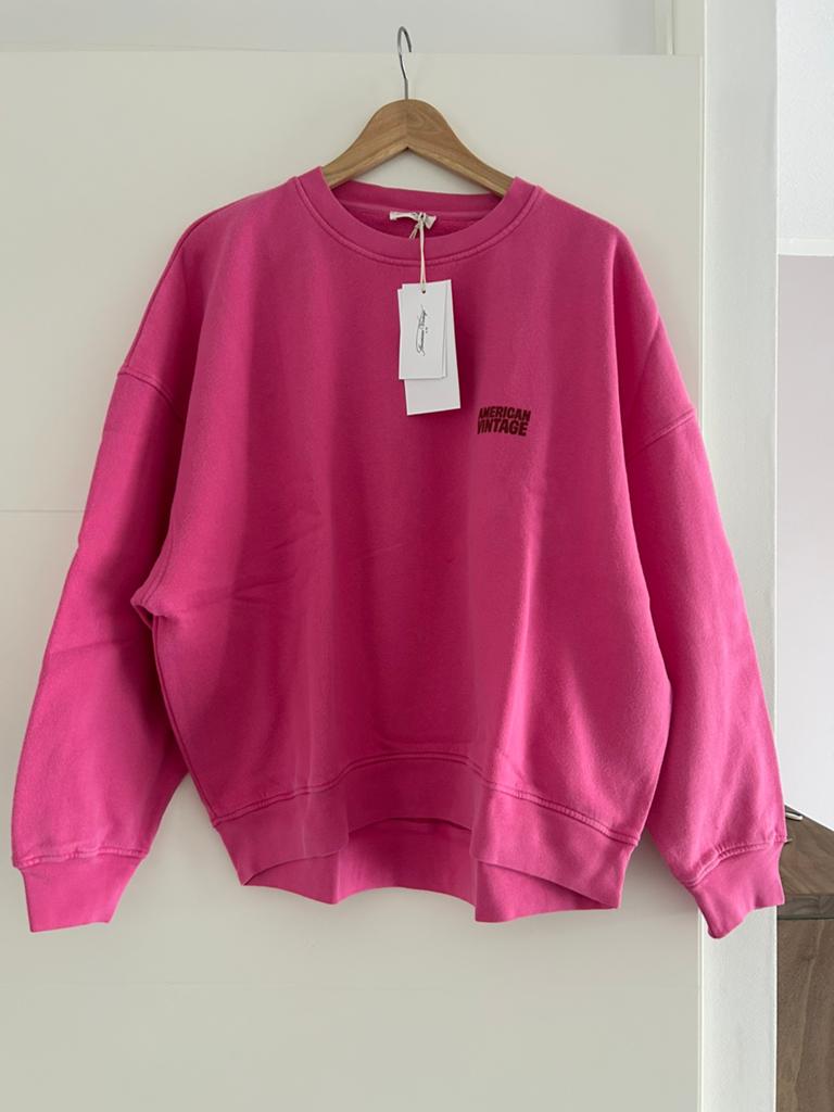 Amercian Vintage fuchsia sweater maat m, Ophalen of Verzenden, Nieuw, Maat 38/40 (M), Roze