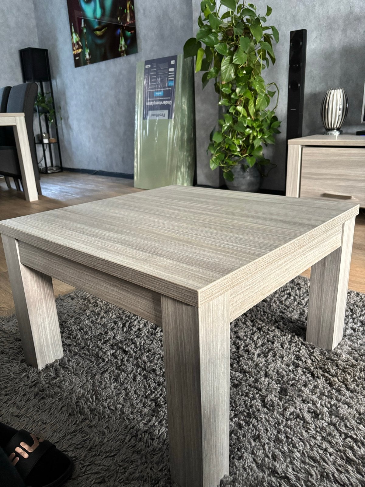 Complete Eetkamerset: Tafel, Salontafel & TV-meubel, Ophalen, Gebruikt, 50 tot 100 cm, 150 tot 200 cm