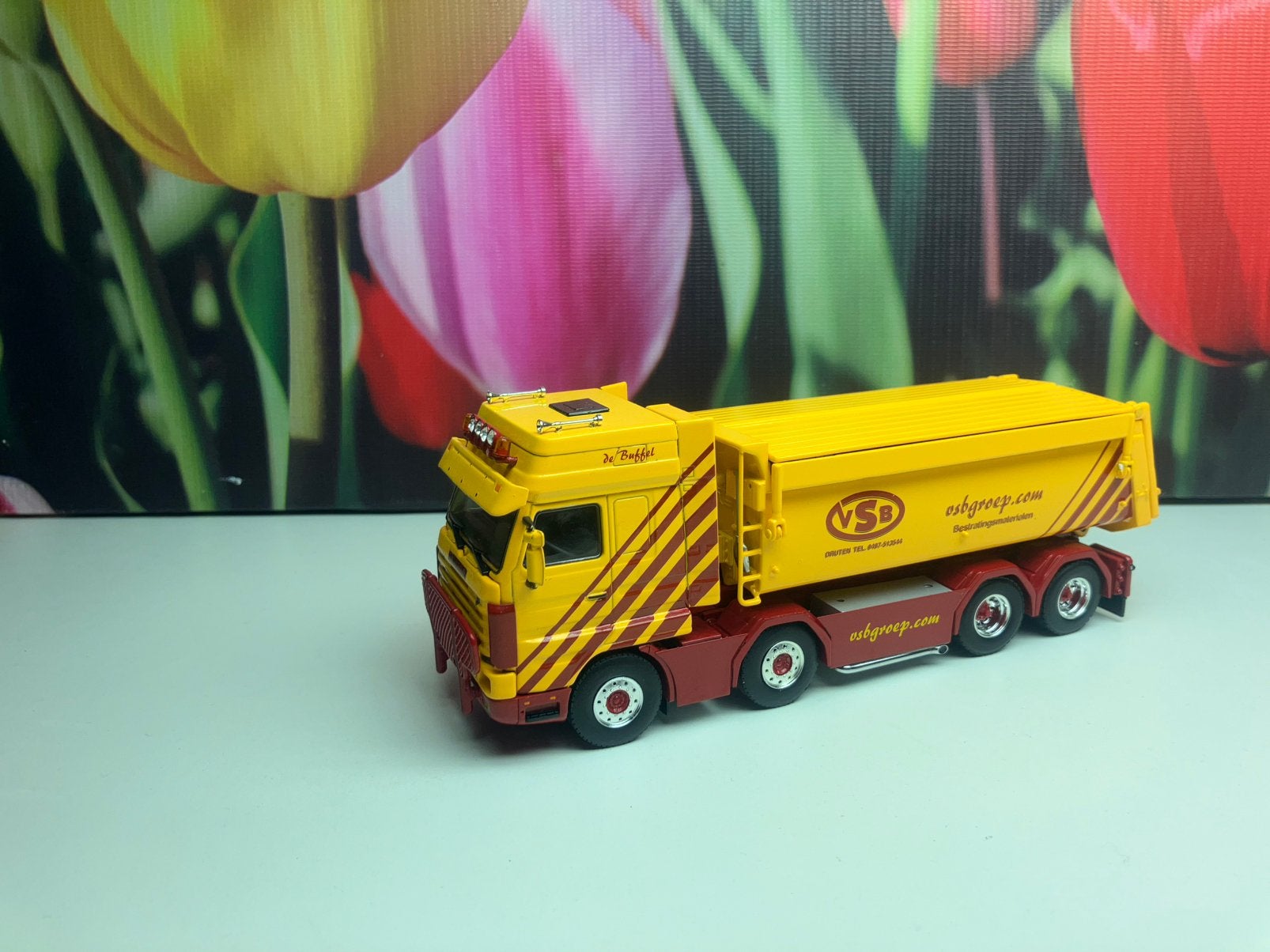 WSI scania vsb kipper de Buffel, Ophalen of Verzenden, Zo goed als nieuw, Bus of Vrachtwagen