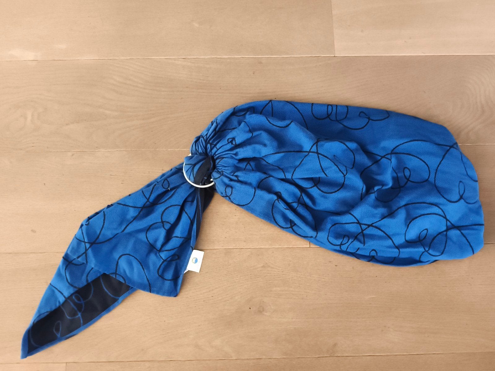 Little Frog Ringsling Draagdoek Blauw, Kinderen en Baby's, Babydragers en Draagdoeken, Ophalen