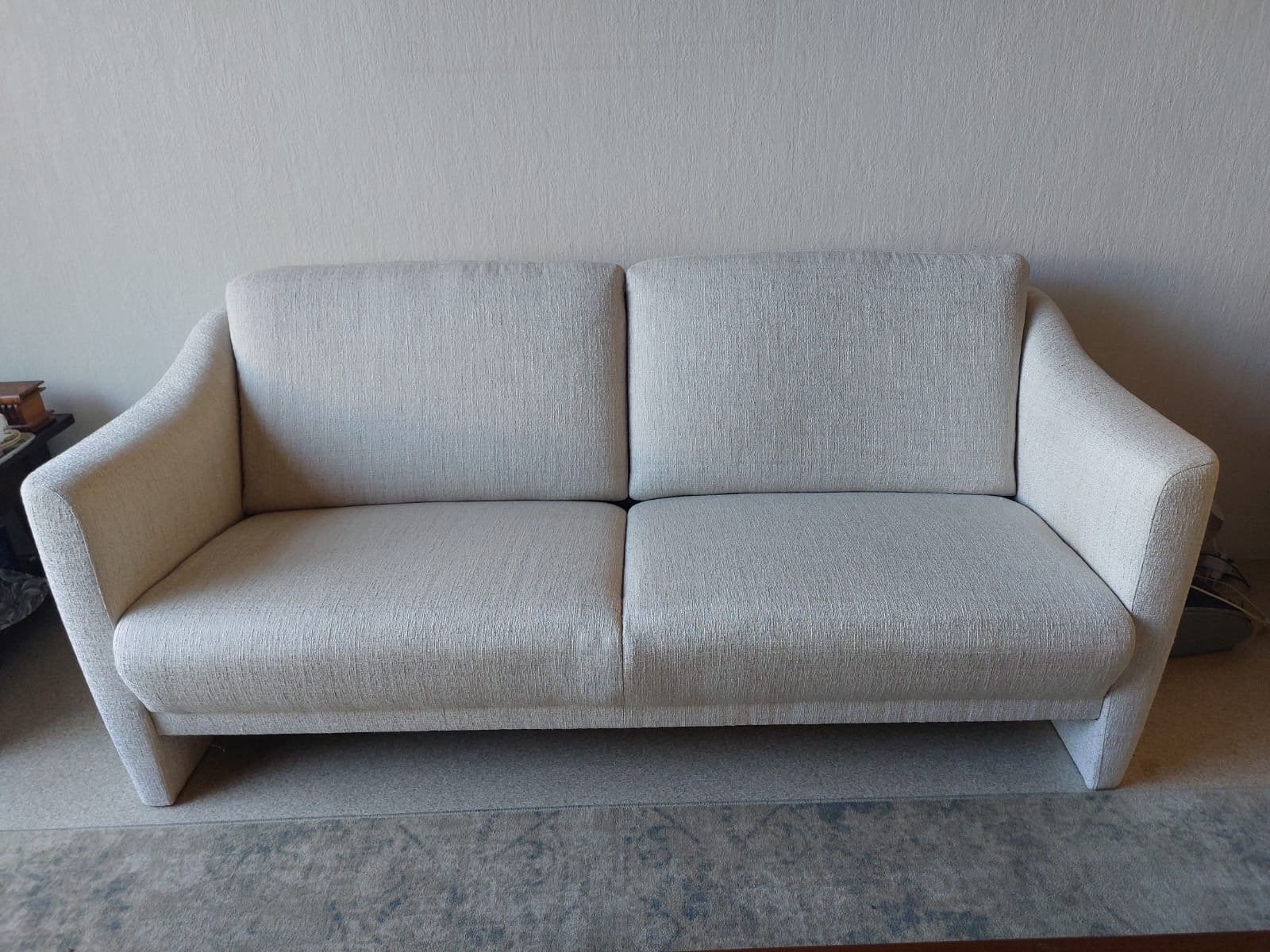 Comfortabele 2-zitsbank - Zo goed als nieuw, Ophalen, 150 tot 200 cm, Tweepersoons, 75 tot 100 cm