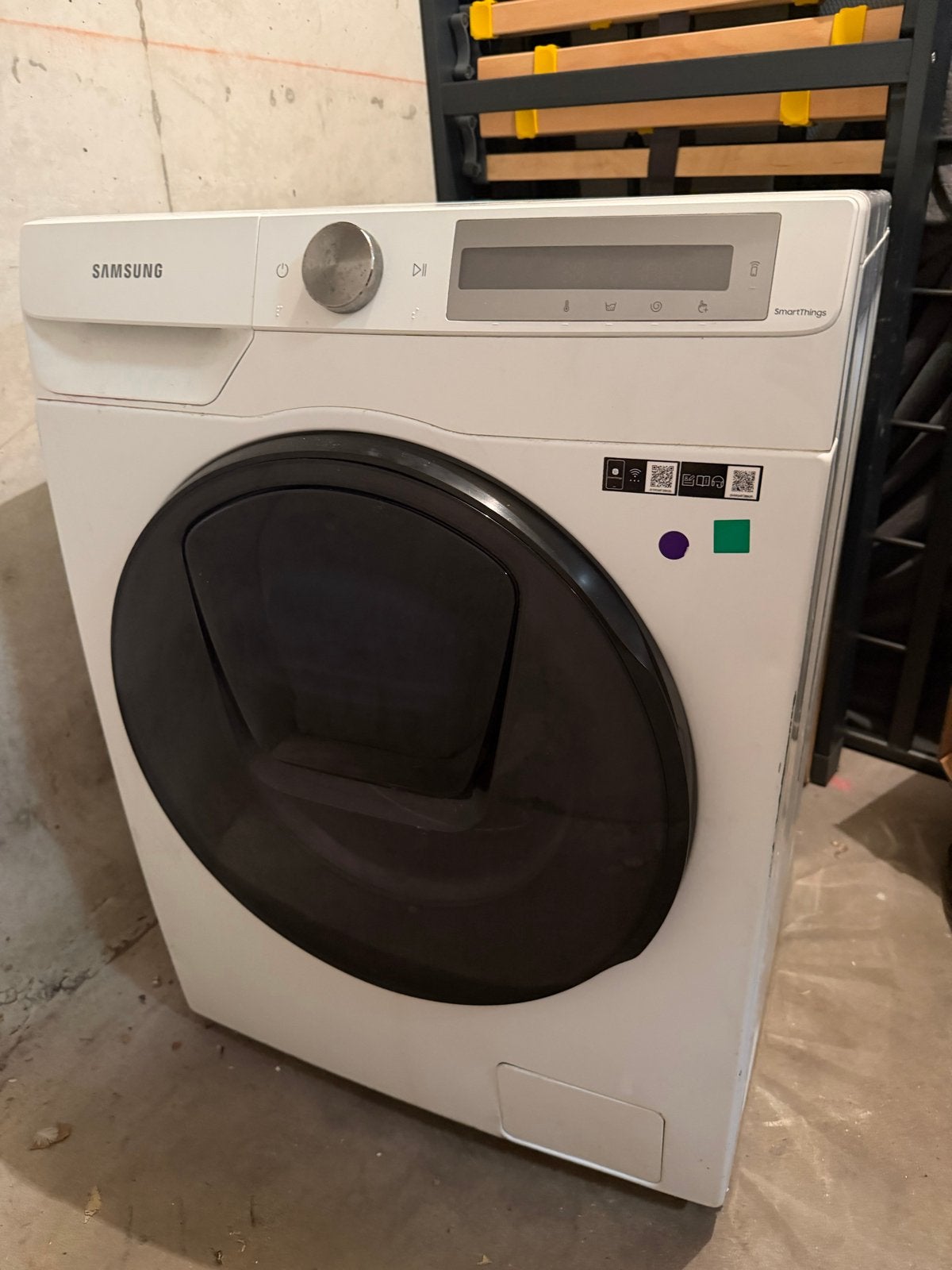 Samsung WD80T654ABH/S2 AddWash Was-droogcombinatie 8/5 kg, 8 tot 10 kg, Ophalen, 85 tot 90 cm