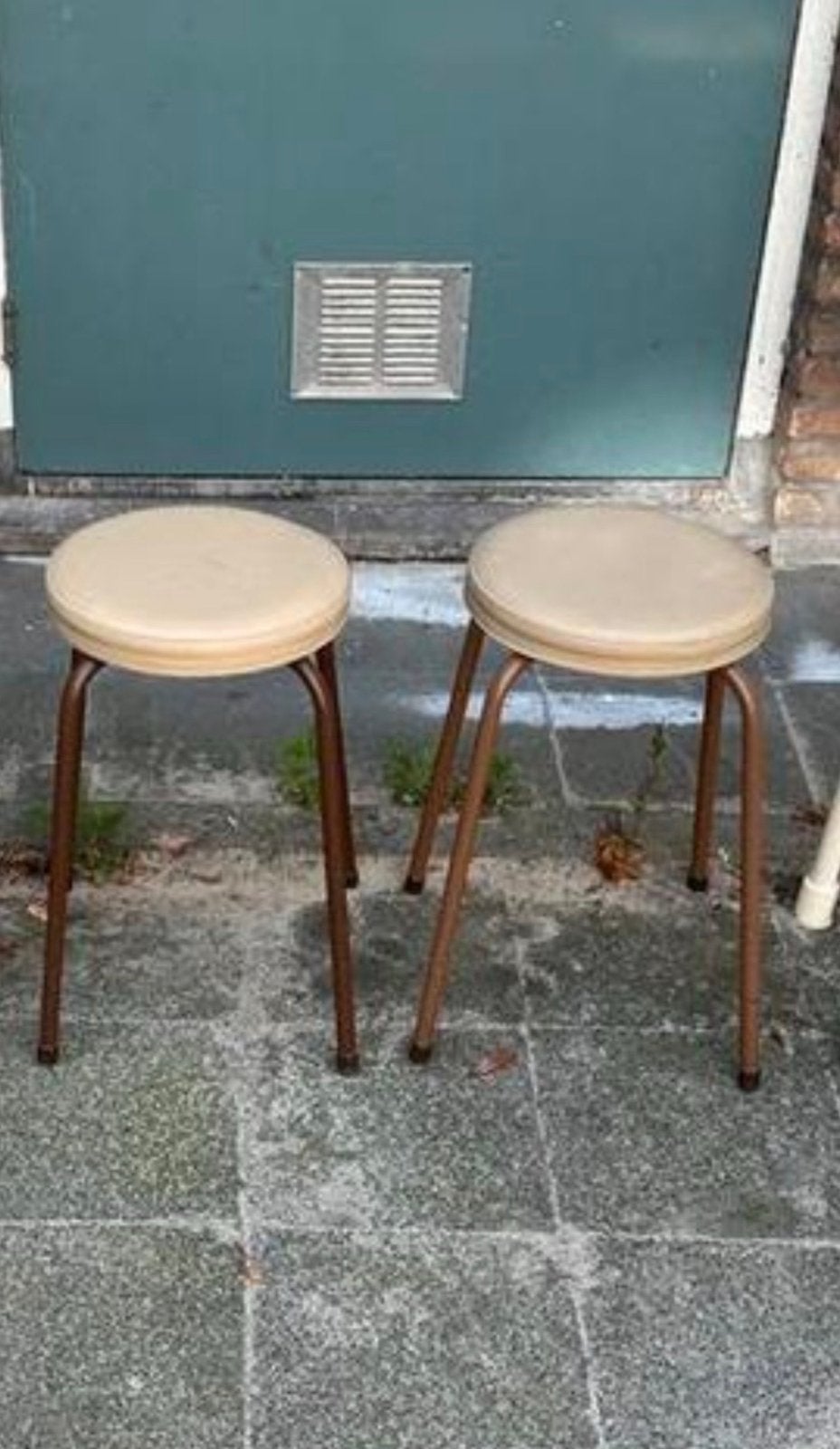 Vintage krukjes, Ophalen, Gebruikt, Staal