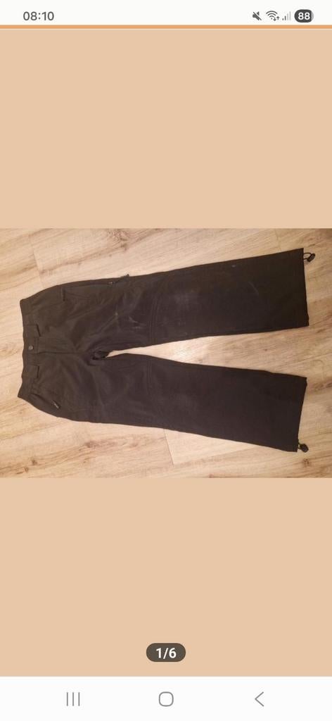 Zwart Nielsen ski pak mt 140  (broek en jas), Ophalen of Verzenden, Zo goed als nieuw, Zwart, Lang