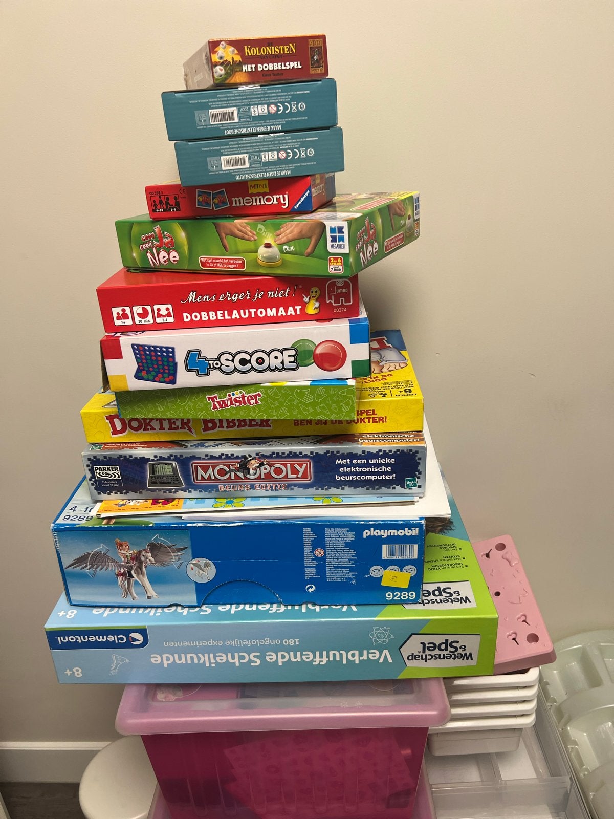 Grote collectie bordspellen - Zo goed als nieuw!, Ophalen of Verzenden, Zo goed als nieuw