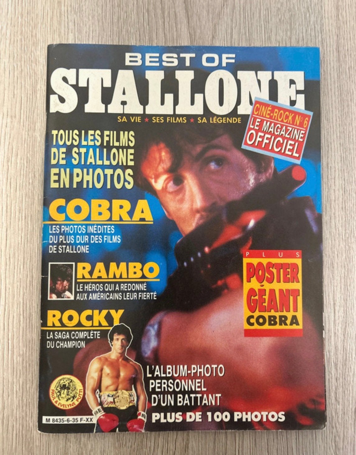 Vintage magazine Best of Stallone - Sylvester Stallone, Ophalen of Verzenden, Zo goed als nieuw