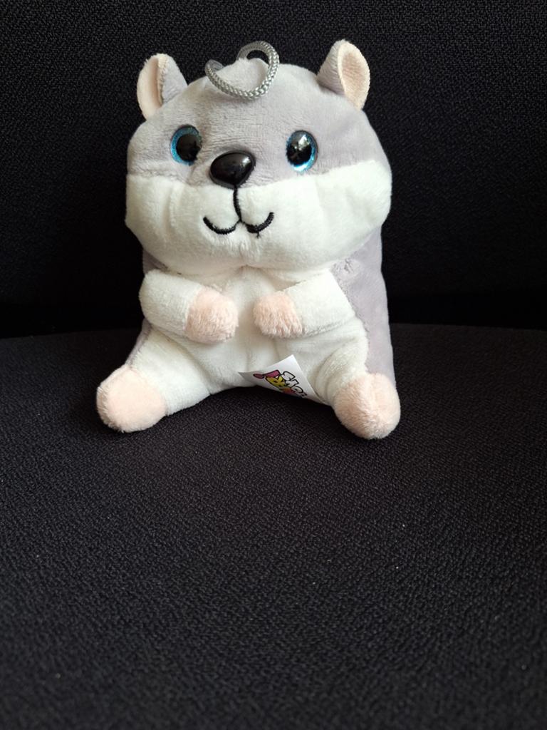 Grijze hamster knuffel, Jafri toys, Overige merken, Overige karakters, Overige typen