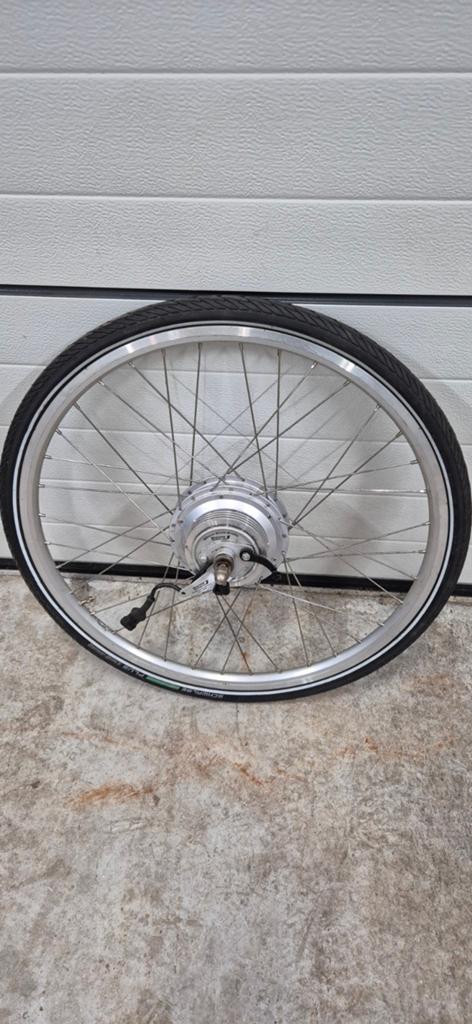 Achterwiel met motor Sparta Ion, rem & Shimano tandwielset, Fietsen en Brommers, Fietsonderdelen, Ophalen of Verzenden, Elektrische fiets