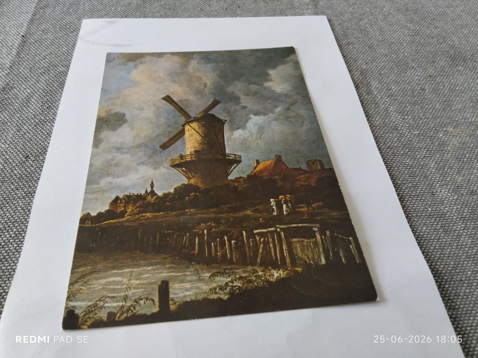 Ansicht. De Molen van Wijk bij Duurstede, Jacob van Ruy, Ophalen of Verzenden, 1960 tot 1980, Ongelopen