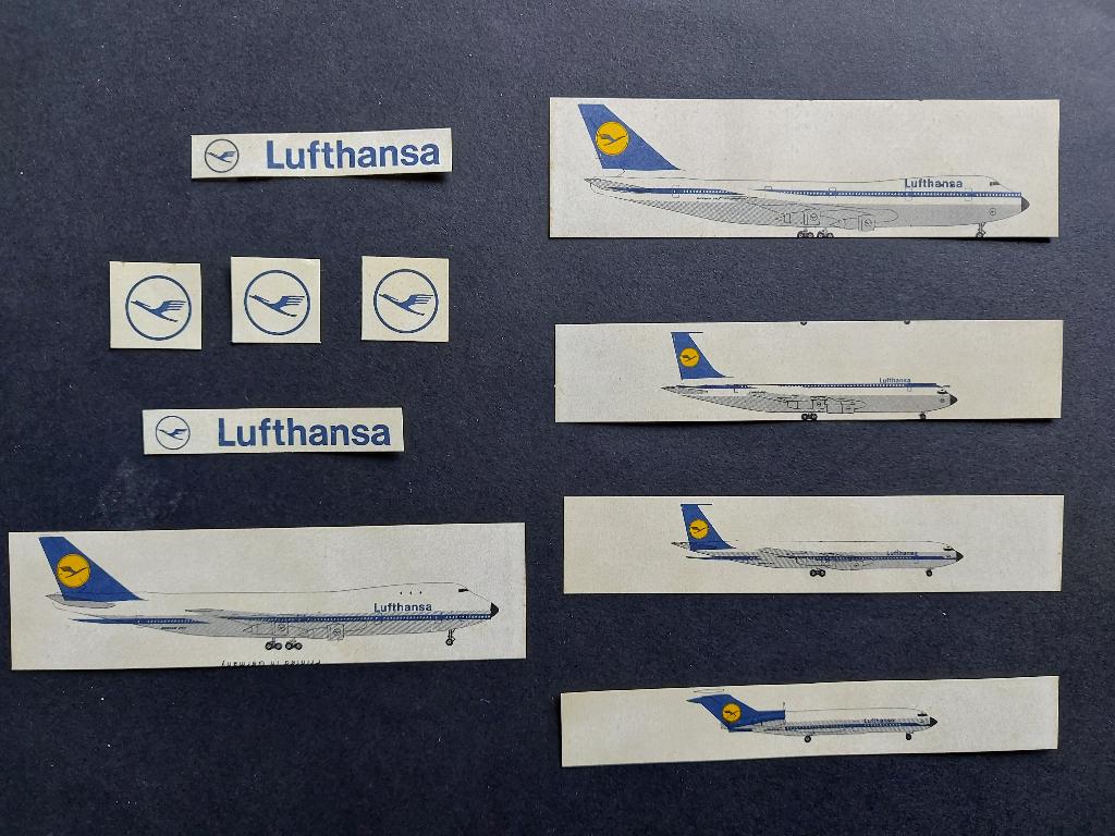 Diverse Lufthansa zegels (labels) LU69), Verzamelen, Ophalen of Verzenden, Gebruikt, Patch, Badge of Embleem