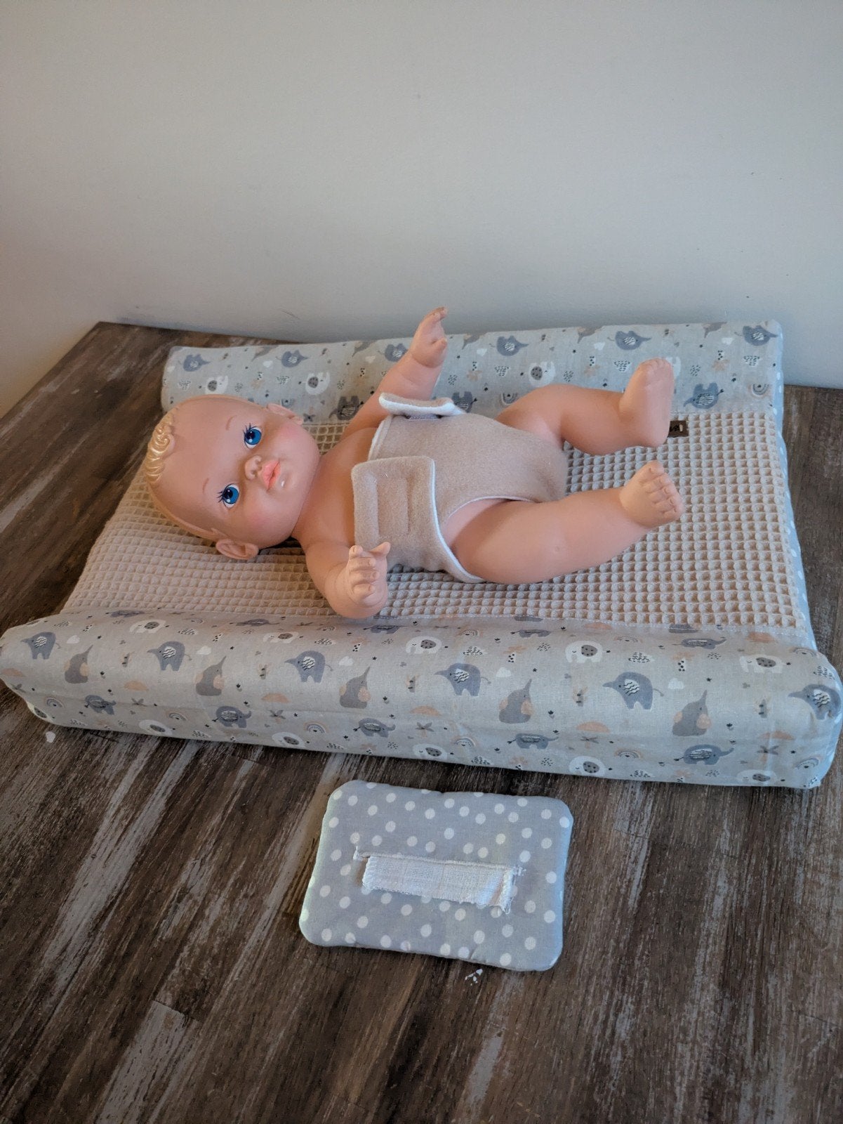 Poppenspullen kleine babypop Nieuw Handgemaakt, Ophalen of Verzenden, Nieuw, Babypop