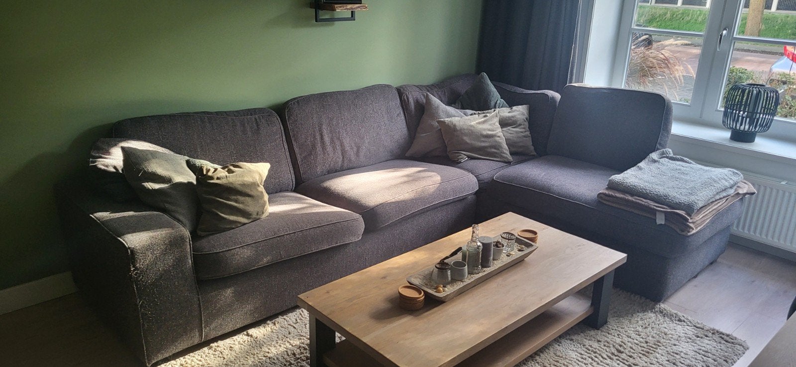 Grote hoekbank - 310x220x95cm - Ophalen 22/23/24 okt, Huis en Inrichting, Ophalen, Gebruikt, Hoekbank, 300 cm of meer