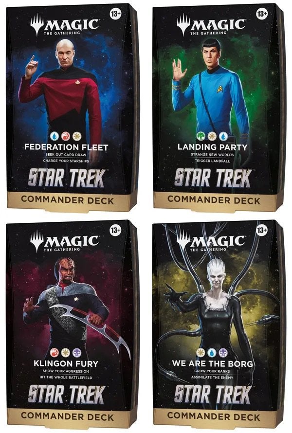 MTG Star Trek Commander Decks Assortment 4 Decks 20-11-2026, Ophalen of Verzenden, Nieuw, Speeldeck, Foil