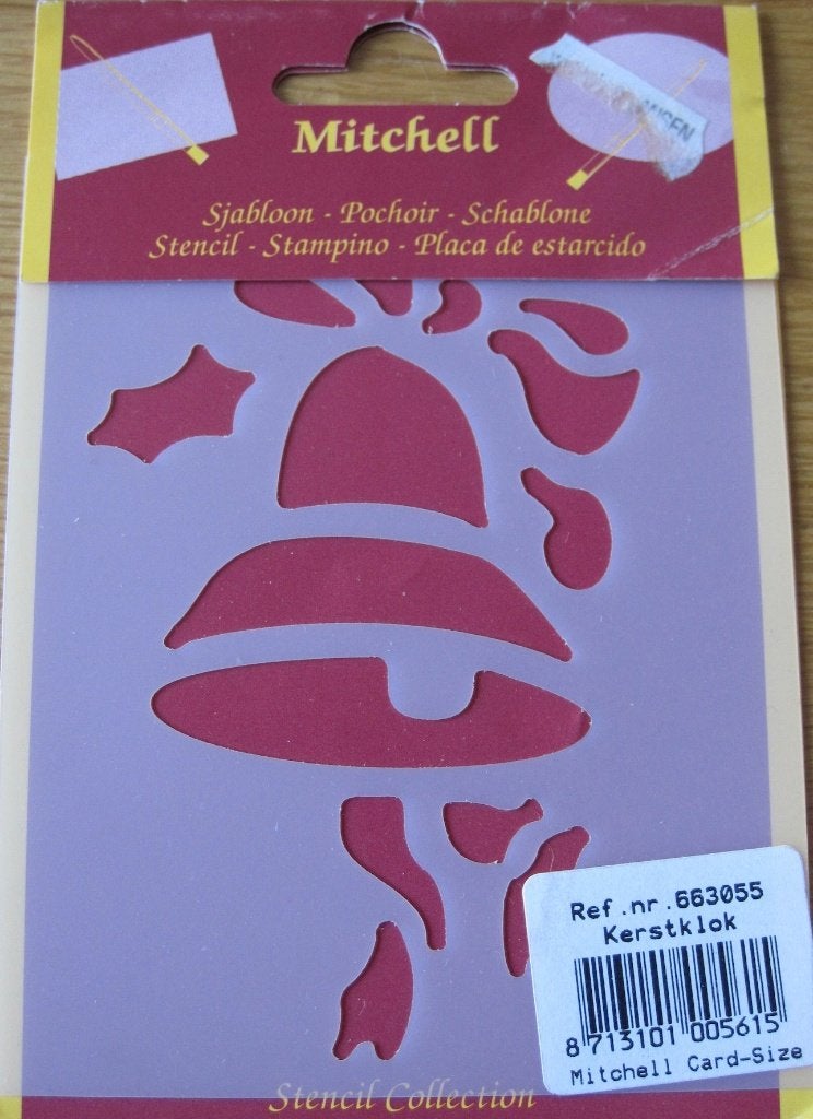 Mitchell sjabloon van een kerstklok - nieuw, Ophalen of Verzenden, Nieuw, Kerst, Pons of Mal