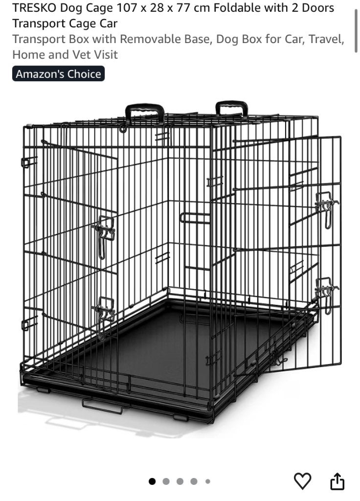 Dog Crate 107*71*77 cm, Ophalen, Zo goed als nieuw